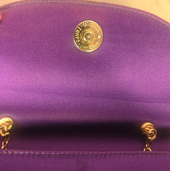 Gucci Vintage Micro Satin Bamboo Top Handle 2-Way Bag - Picture 3 of 13